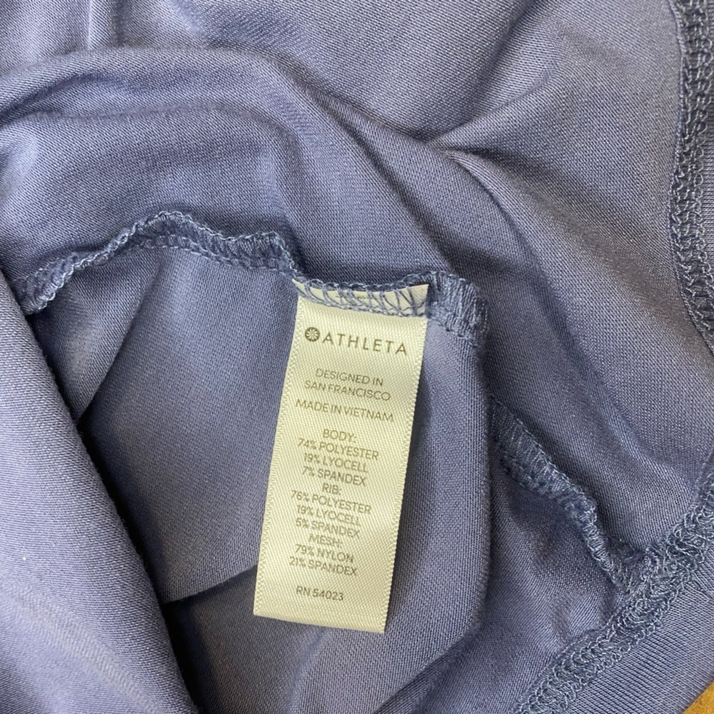 Athleta Topanga Racerback Tank Stormy Sky Size S - Picture 4 of 4